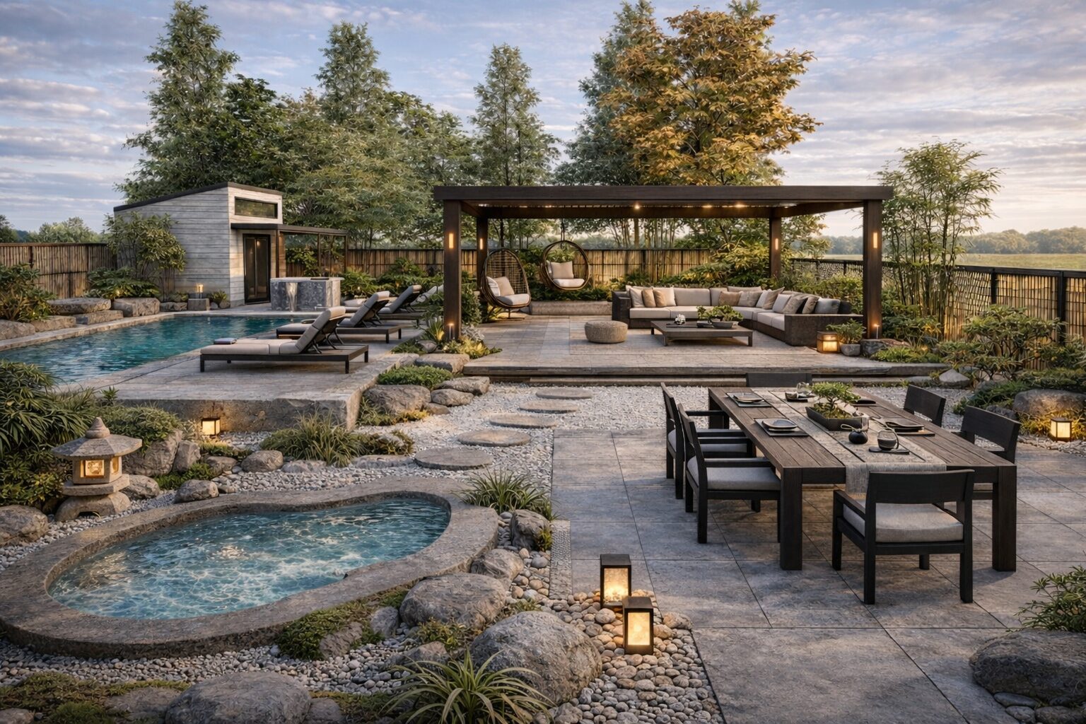 3d aménagement extérieur